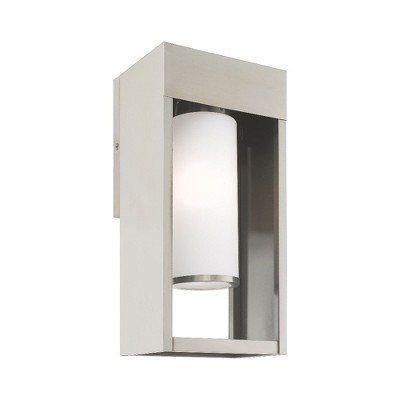 Livex Lighting Bleecker 1 - Light Wall Light in  Brushed Nickel