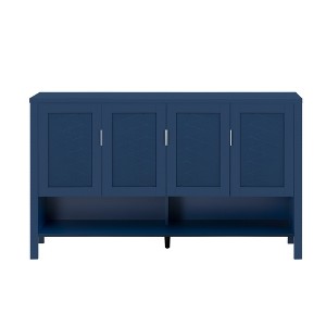 Dexmalle 55.1''Storage Sideboard with Open Shelf and 2-Tiers Adjustable Shelves - 1 of 4
