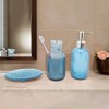 Unique Bargains Durable Dot Bathroom Accessories Kit 1 Set - 4 of 4