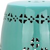 Quatrefoil Garden Stool - ACS4535 - Indoor/Outdoor - Safavieh - 3 of 3