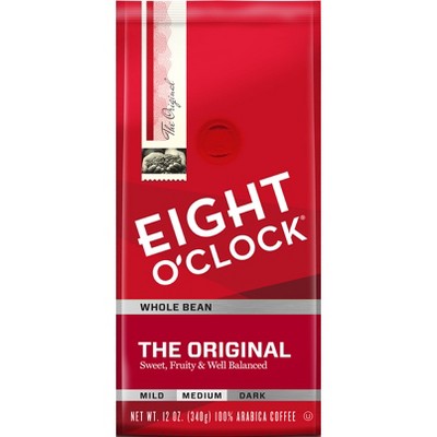 Eight O'Clock Original Medium Roast Whole Bean Coffee - 12oz