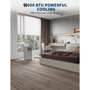 10,000 BTU Portable AC - 3-in-1 Cooling for 560 Sq.Ft with Remote Control & Quiet Operation - 1 of 4