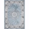 Washable Area Rug Rugs, Vintage Area Rug for Bedroom, Distressed Traditional Rugs, Foldable Thin Mat, Large Indoor Area Rugs - 2 of 4