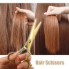 Unique Bargains Hair Scissors, Hair Cutting Scissors, Professional Barber Scissors, Stainless Steel Razor, 6.54" Long - 2 of 4