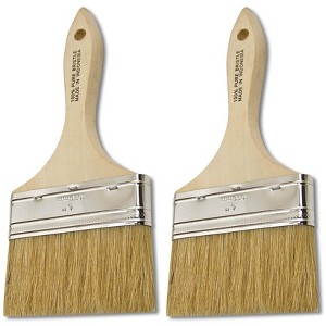 Wooster Genuine 4" Acme Plastic Koter Paintbrush 2-Pack, F5124-4-2PK - 1 of 4