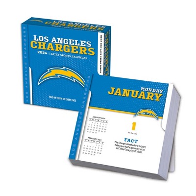 : Los Angeles Chargers 2021 Box Calendar : Sports & Outdoors