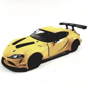 KiNSMART - Toyota GR Supra Concept Racing Edition 1:36 Scale 5" Die Cast Metal Super Sports Toy Car (Yellow) - 1 of 4