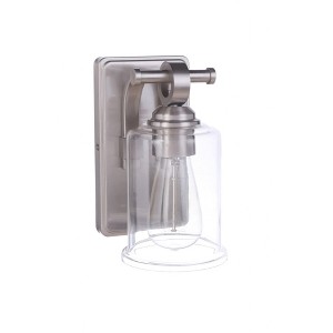 Craftmade Lighting Romero 1 - Light Wall Light in  Brushed Polished Nickel - 1 of 1