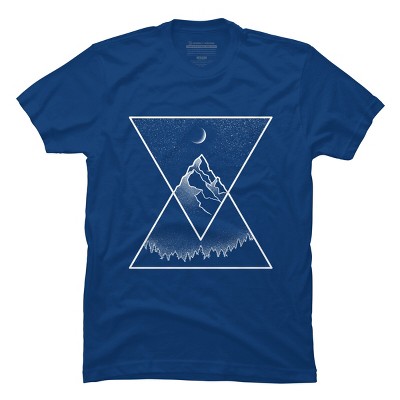 Men's Design By Humans Pyramidal Peaks By digsy T-Shirt