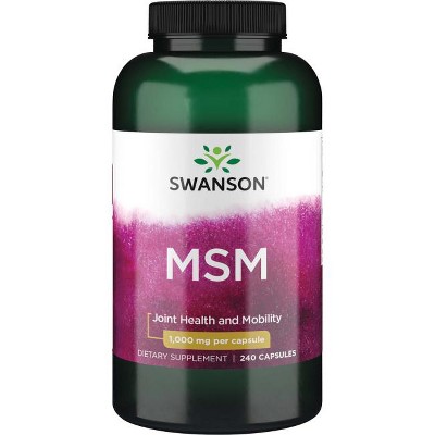 Swanson Msm 1,000 mg 240 Caps.