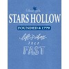 Gilmore Girls Stars Hollow Women's Blue Heather Crew Neck Short Sleeve Night Shirt - 2 of 2