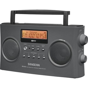 Sangean PR-D15 Digital Portable Stereo RDS Receiver Gray. - 1 of 4