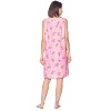 Casual Nights Women's Zipper Front House Dress Sleeveless Seersucker Housecoat Duster Lounger - 4 of 4