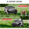 2-Seater 12V Kids Ride On Truck, Electric Toy Car with Remote Control, 3 Speeds, Spring Suspension, Music & LED Lights for Boys and Girls - 3 of 4