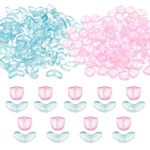 Unique Bargains Jewelry Making Craft Embellishments Tulip Flower Crystal Glass Beads - 1 of 4