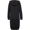 Haute Edition | Women's Tunic Long Length Full Zip Hooded Sweatshirt Hoodie - 2 of 3
