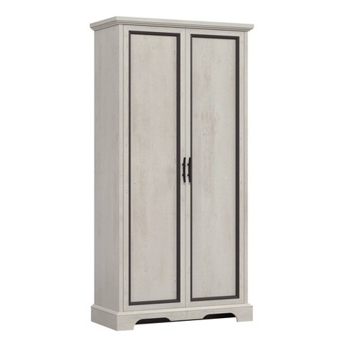 2 Door Storage Cabinet Chalk Oak - Sauder