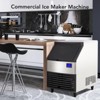Commercial Ice Maker Machine ¨C 176 lbs/24H Stainless Steel Under-Counter Ice Machine with 99 lbs Storage - 4 of 4
