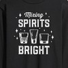 Men's - Instant Message - Christmas Mixing Spirits Bright Long Sleeve Graphic T-Shirt - 2 of 4