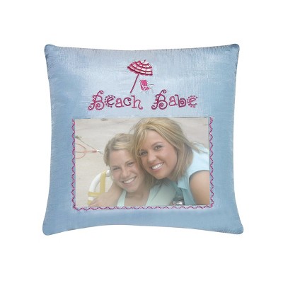 C&F Home 10" x 10" Beach Babe Picture Small Petite Throw Pillow