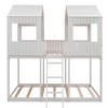 Full Over Full Wood Bunk Bed with Roof and Window - 3 of 4