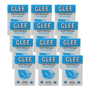 Glee Gum Peppermint Natural Chewing Gum - Case of 12/16 pc - 1 of 4