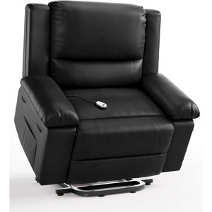 Power Lift Recliner Chair with Heat & Massage, PU Leather Electric Lift Recliner for Elderly, Adjustable Back & Leg Rest - 1 of 4