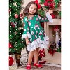 All The Santas Double Ruffle Dress Mia Belle Girls - 3 of 4