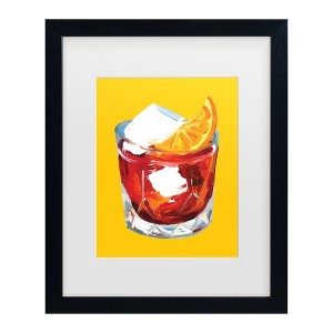 Trademark Fine Art - Alice Straker  Negroni On Sunshine Matted Framed Art - 1 of 4