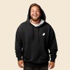 Dalix Embroidered Ghost Hoodie Soft Fleece Hood Sweatshirt Mens - 3 of 4