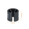 Unique Bargains Round Plastic Reusable Garment Hanger Marker Number Tag Black 100 Pcs - 2 of 3