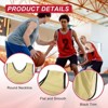 Unique Bargains Team Sports Reversible Numbered Soccer Training Vest 6 Pcs - 3 of 4