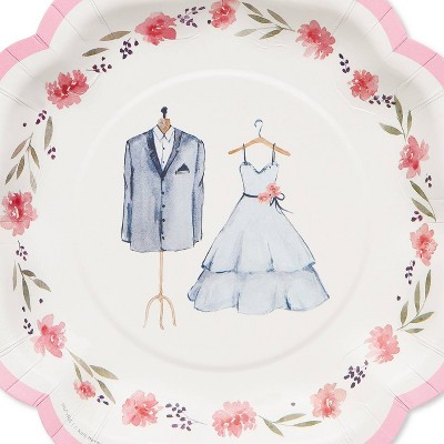 24ct Happily Ever After Small Dessert Plates - Papyrus