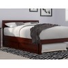 AFI Twin Trundle Bed Walnut: 1 Year Limited Warranty, Wood Frame, Hand-Polished Finish - 2 of 4
