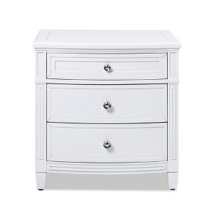 JTH LUXE Dauphin Gold Accent End Table - 1 of 4
