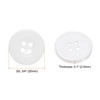Unique Bargains Resin Craft DIY Round Flat 4-Hole Replacement Sewing Buttons 10 Pcs - 2 of 4