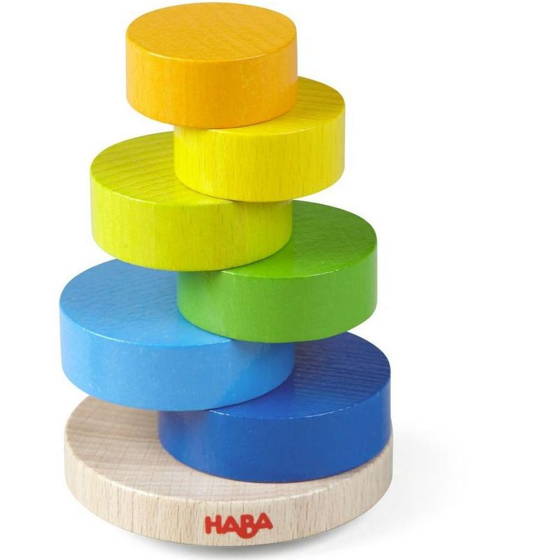 HABA Wobbly Tower Stacking Game (Made in Germany), 2 of 13