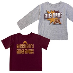 NCAA Minnesota Golden Gophers Toddler Boys' 2pk T-Shirt - 1 of 3