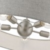 Livex Lighting Elmhurst 5 - Light Pendant in  Brushed Nickel/Shiny White - 3 of 4