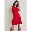 VENUS Womens Flexrib Fit And Flare Dress - 2 of 4