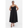 Women's Plus Size Sweet Flare Dress - black | CITY CHIC - 3 of 4
