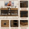 82" Heavy Duty Dog Kennel Indoor Furniture with 4 Drawers and 4 Storage Shelves, Large Dog Crate for Medium Large Dogs - 3 of 4