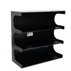 NicBex 15" 4-Tier Bookshelf with Minimalist Storage Shelves Floor Bookcases for Living Room Home Office - 1 of 4