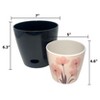 Self-Watering Indoor/Outdoor Plant Pot Set of 2 - 5" & 7" Round - 2 of 4