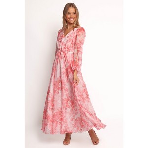 Petal and Pup Anisa Maxi Dress - Pink Floral - 1 of 4