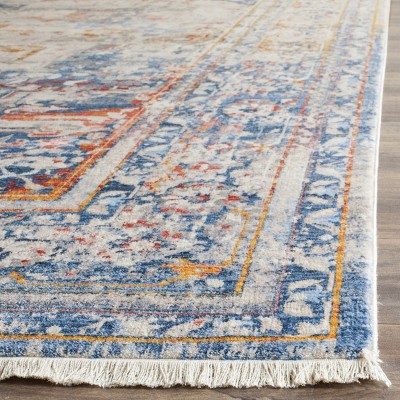 Blue Multi Vintage Persian Runner Rug 2' x 5'