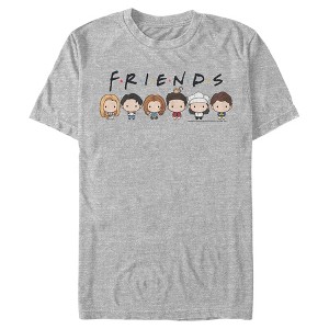 Men's Friends Chibi Characters T-Shirt - 1 of 4