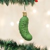 Old World Christmas Blown Glass Ornament for Christmas Tree, Glistening Pickle - 2 of 4