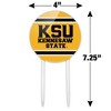 Kennesaw State KSU  Stripes Acrylic Cake Topper Party Decoration for Wedding Anniversary Birthday Graduation - 2 of 4