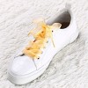 INSPIRE CHIC Sneakers Flat Snow Yarn Wide Transparent Shoe Laces 1" Width 2 Pairs - 2 of 4